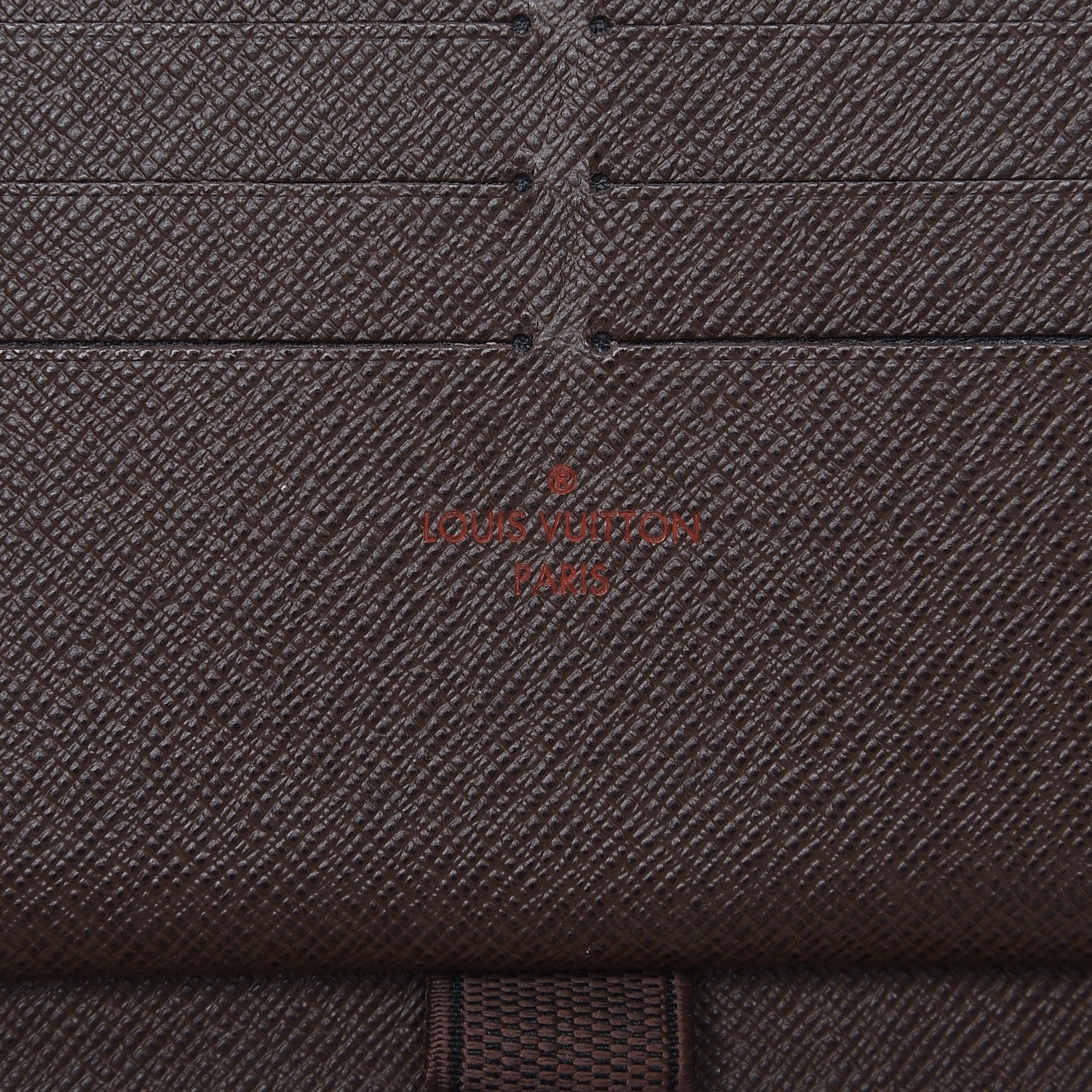Louis Vuitton Damier Ebene Zippy Organizer Wallet 6 of 6
