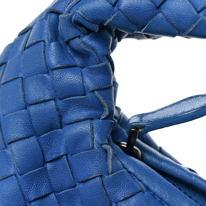 Bottega Veneta Nappa Intrecciato Medium Veneta Hobo Signal Blue 13 of 14