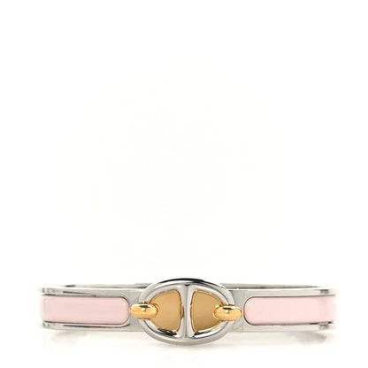 Hermes Enamel Mini Clic Chaine d'Ancre Bracelet PM Rose Sakura 1 of 5