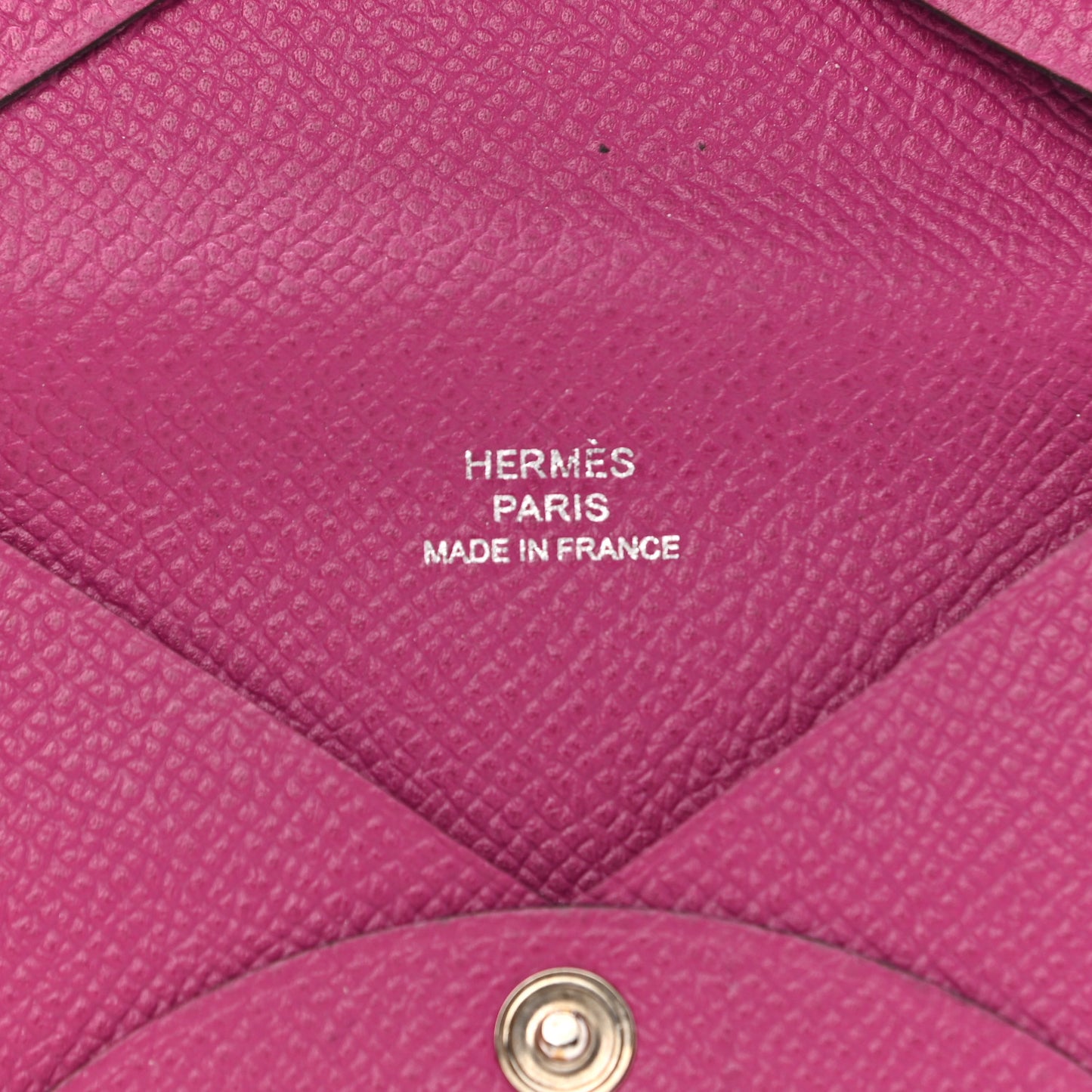 Epsom Calvi Card Case Rose Pourpre