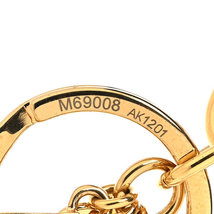 Louis Vuitton Metal Monogram Epi Spring Street Bag Charm Key Holder Gold 5 of 5
