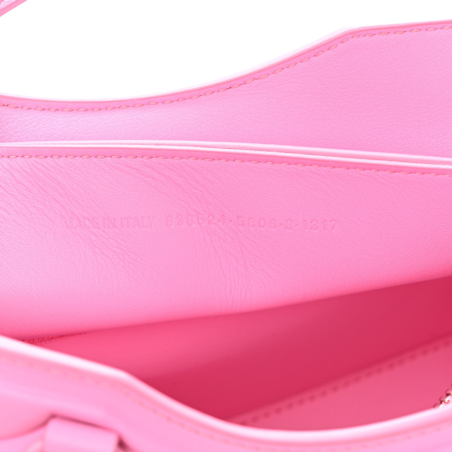Balenciaga Cake Calfskin Tonal Hardware Mini Neo Classic City Rose 7 of 11