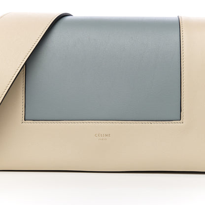 Celine Shiny Smooth Calfskin Medium Frame Shoulder Bag Grege Storm 6 of 8