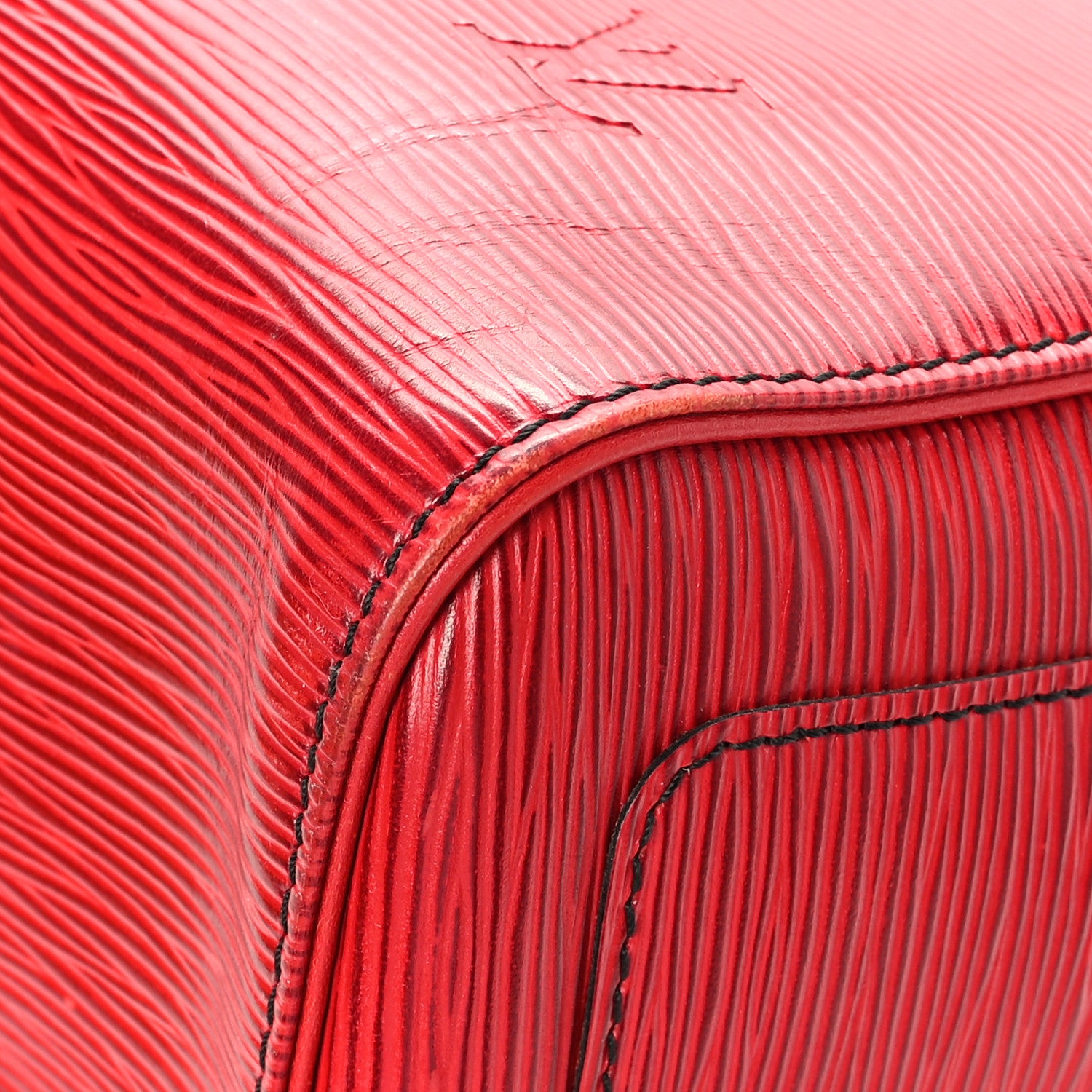 Louis Vuitton Epi Keepall 45 Castillan Red 10 of 13