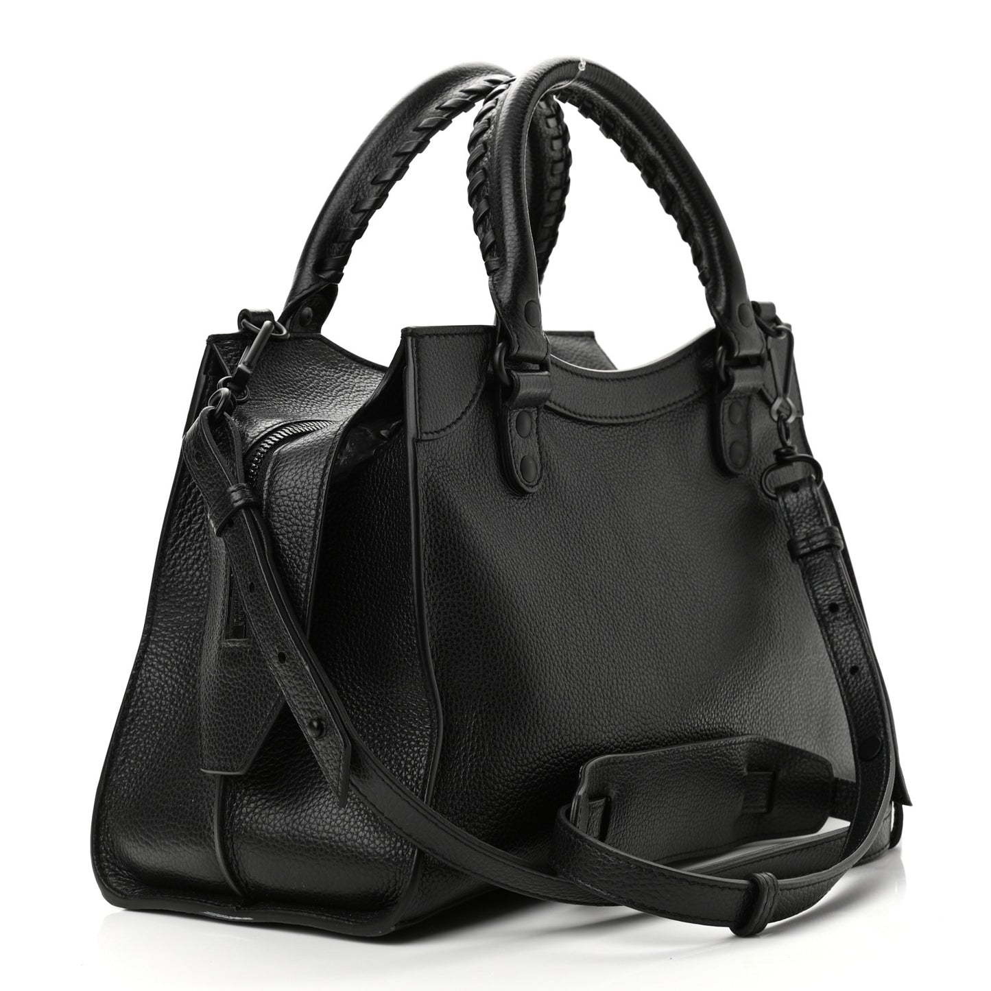 Grained Calfskin Neo Classic Black Hardware S City Black