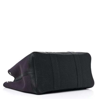 Hermes Toile Negonda Garden Party Tote 36 MM Prunoir Black 4 of 13