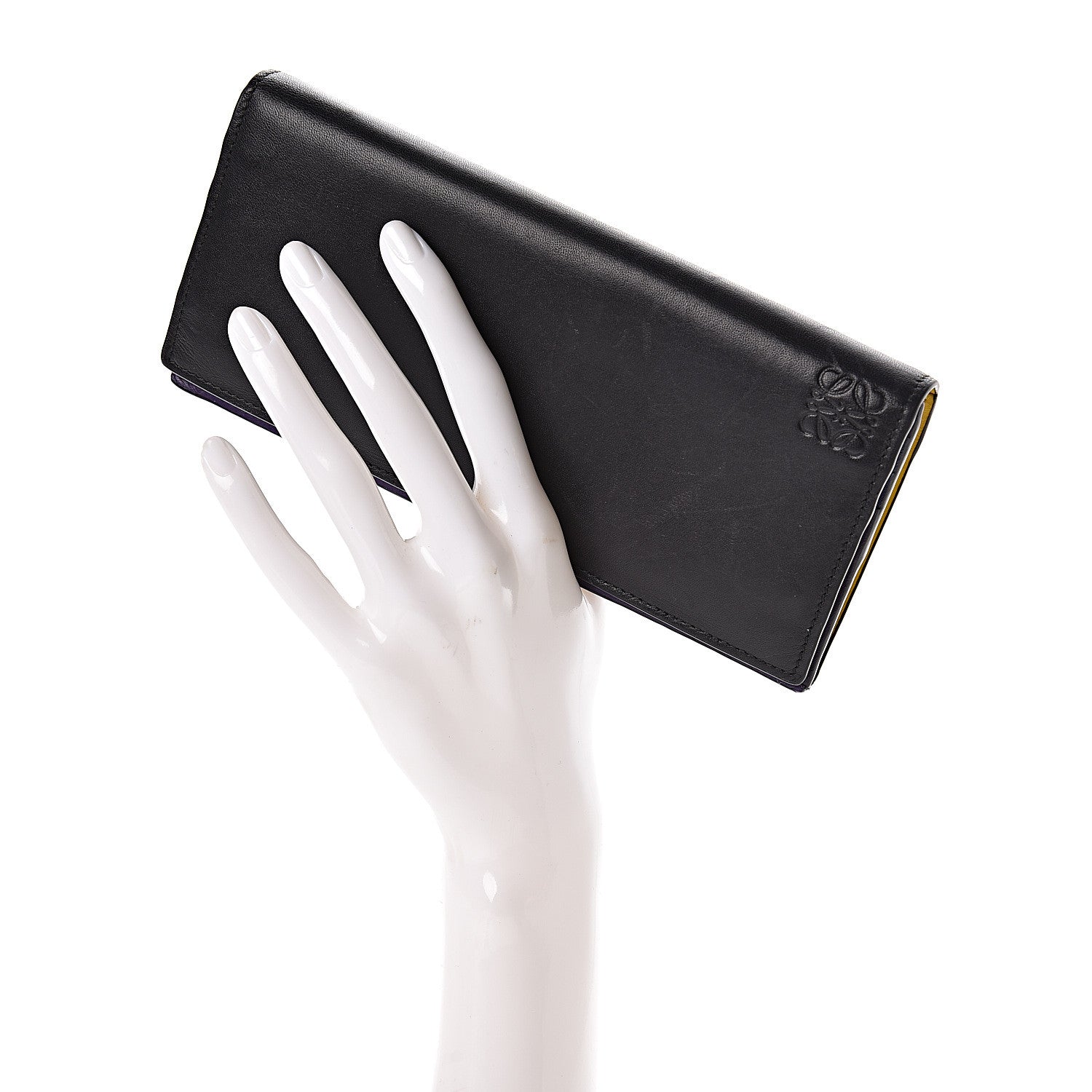 Loewe Calfskin Rainbow Long Horizontal Wallet Black 2 of 6