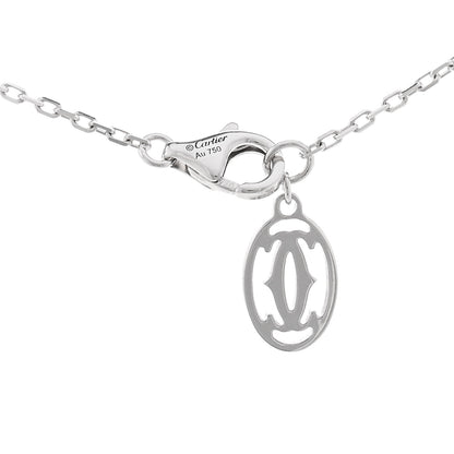 Cartier 18K White Gold Diamond LM D'Amour Pendant Necklace 4 of 5