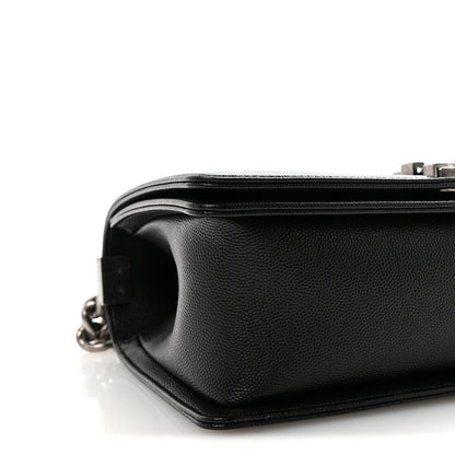 Chanel Caviar Quilted Medium Boy Flap Black 9 of 10