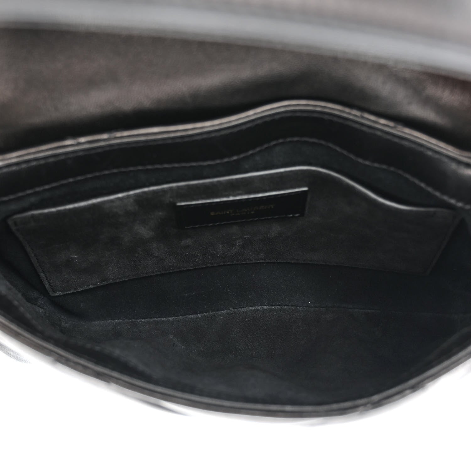 Saint Laurent Lambskin Quilted Le 57 Diamond Shoulder Bag Black 5 of 10