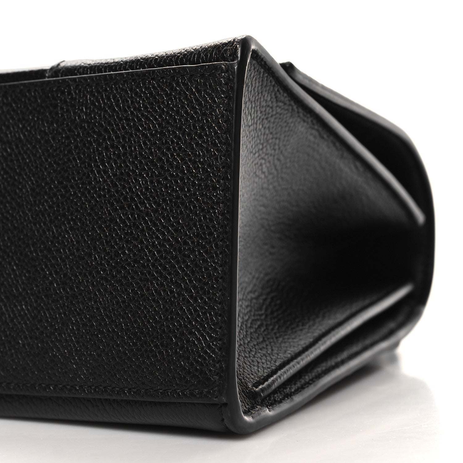 Balenciaga Grained Calfskin Medium Hourglass Top Handle Bag Black 9 of 12