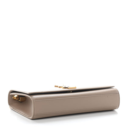 Saint Laurent Grain De Poudre Medium Monogram Kate Satchel Nude Powder 4 of 8