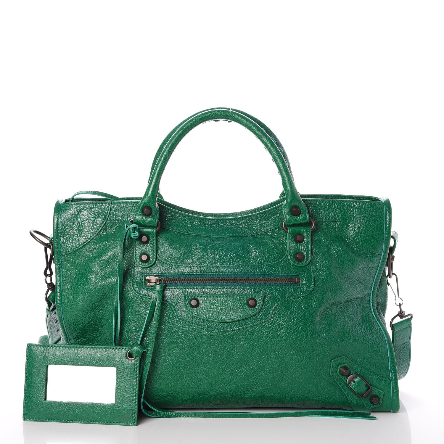 Balenciaga Agneau Classic Hardware City Vert Perroquet 1 of 8