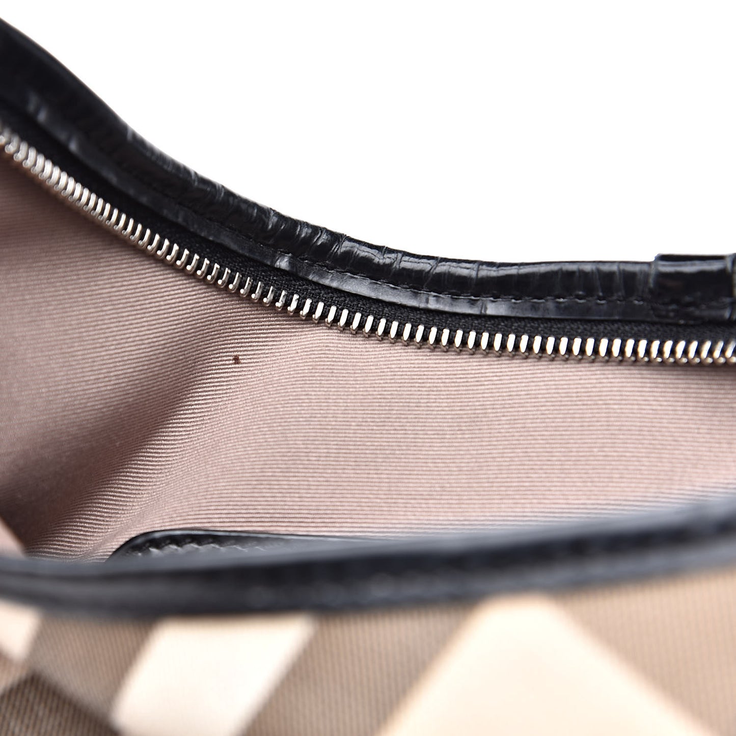 Supernova Check Buckle Hobo Black