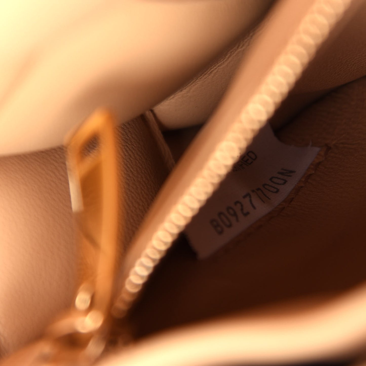 Lambskin Maxi Intreccio Padded Chain Cassette Crossbody Bag Almond