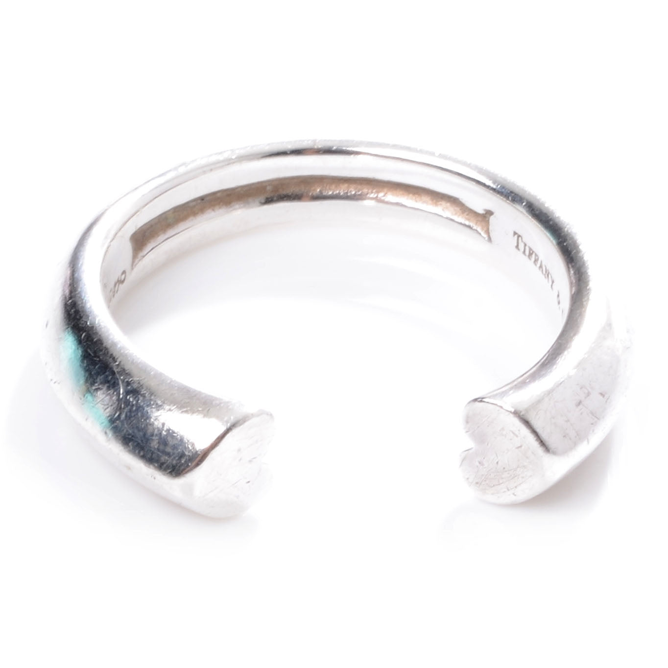 Tiffany Sterling Silver Paloma Picasso Tenderness Heart Ring 5.5 1 of 5