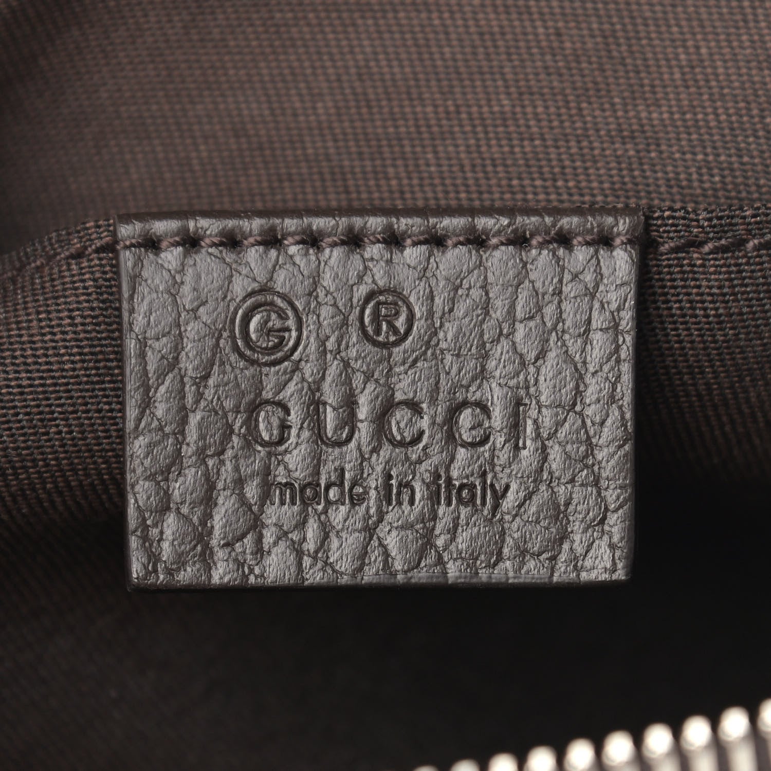 Gucci Monogram Belt Bag Dark Brown 6 of 9