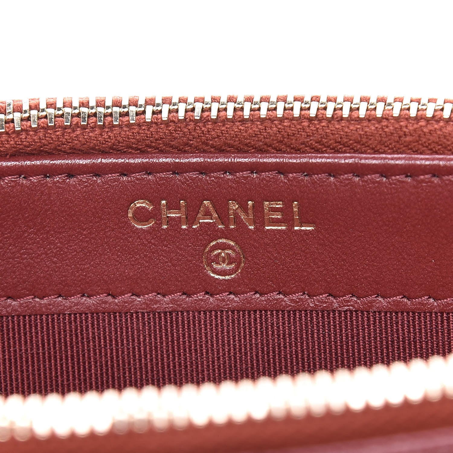 Chanel Iridescent Caviar Quilted Small Clutch With Chain Red 8 of 13