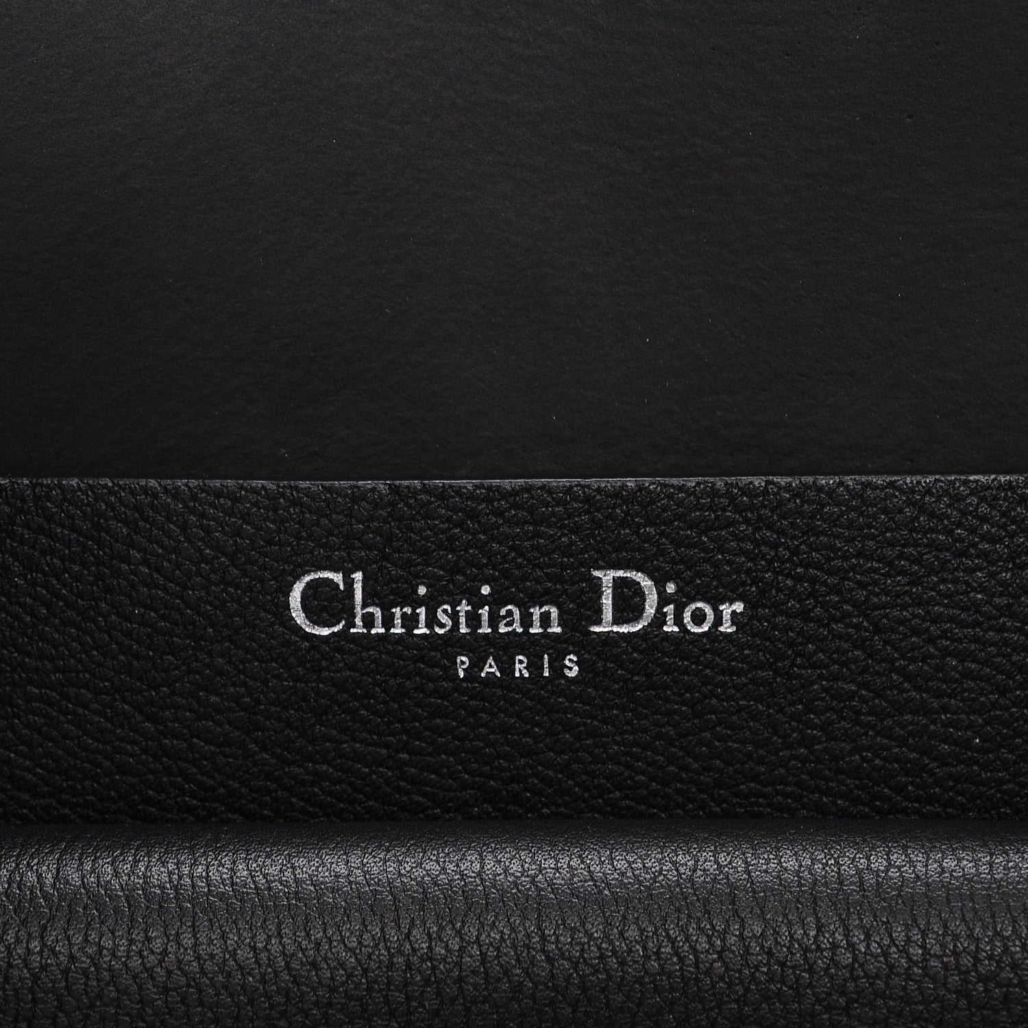 Christian Dior Supple Grained Calfskin Large Open Bar Tote Black 7 of 8