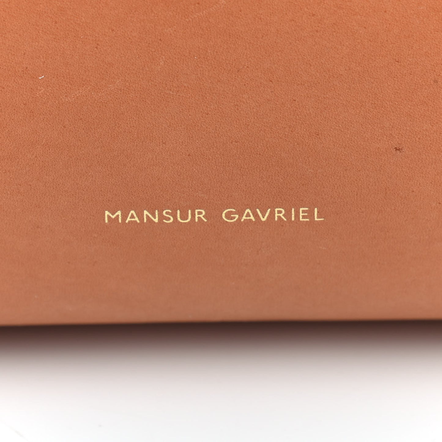Vegetable Tanned Calfskin Large Shopping Bag Camello Orange
