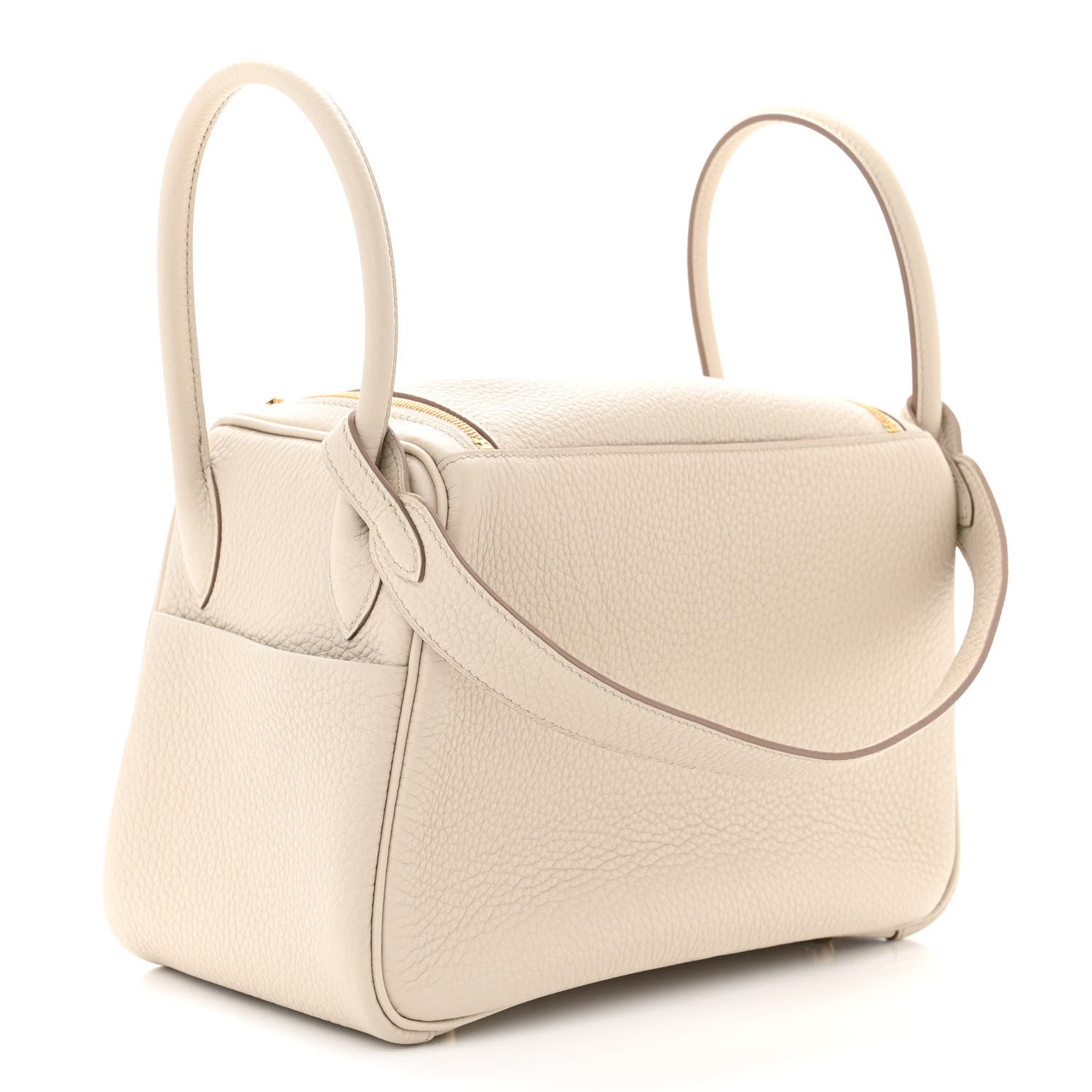 Hermes Taurillon Clemence Lindy 26 Craie 3 of 11