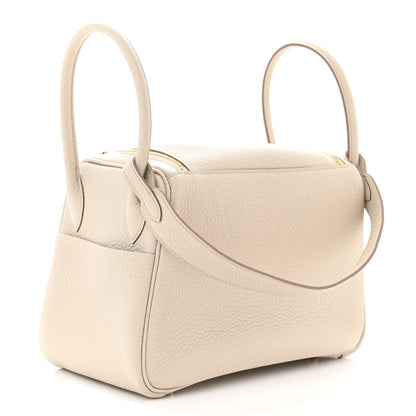 Hermes Taurillon Clemence Lindy 26 Craie 3 of 11