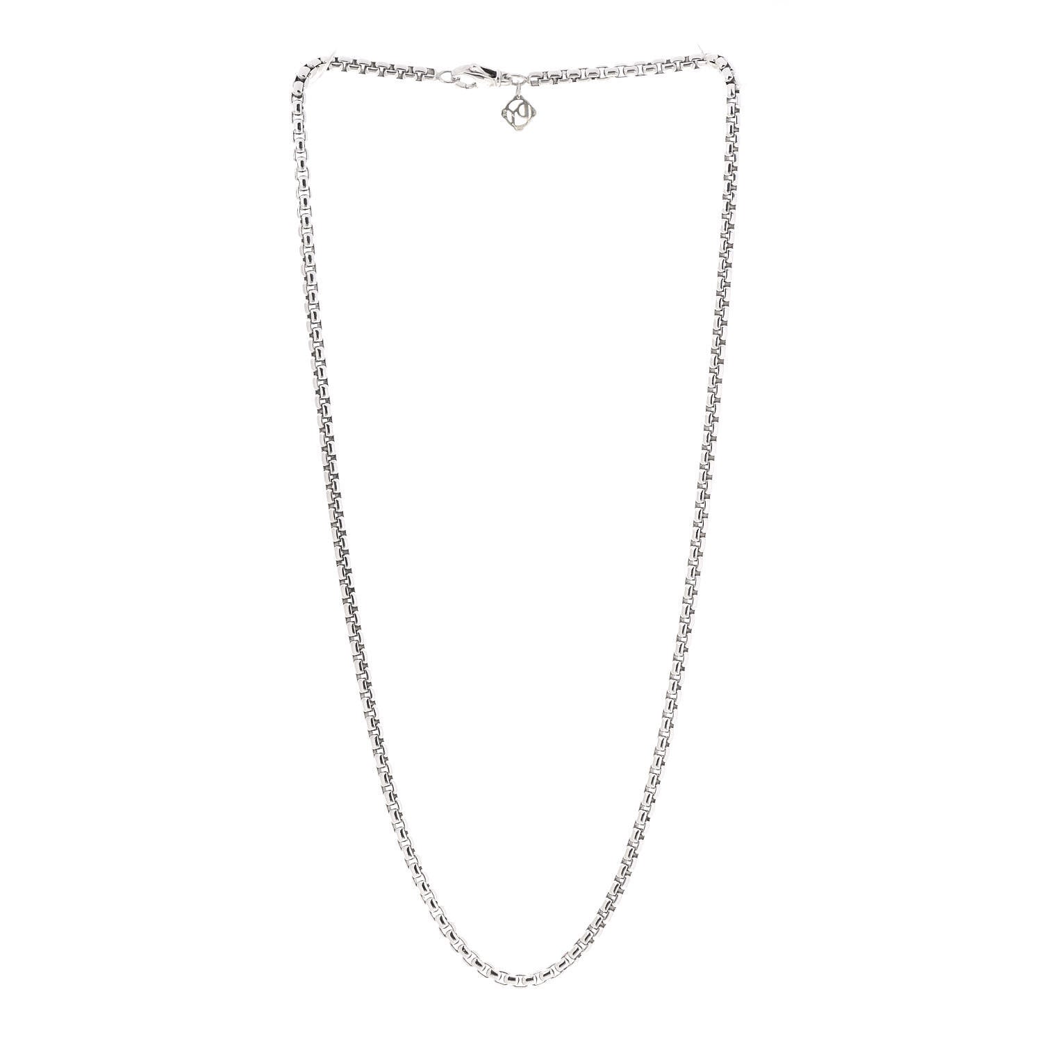 David Yurman Sterling Silver 14K Yellow Gold 3.6mm Medium Box Chain Necklace 20" 3 of 5
