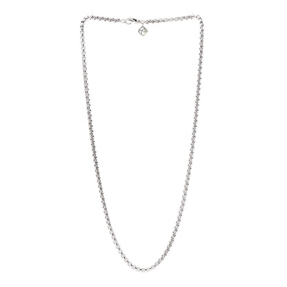 David Yurman Sterling Silver 14K Yellow Gold 3.6mm Medium Box Chain Necklace 20" 3 of 5