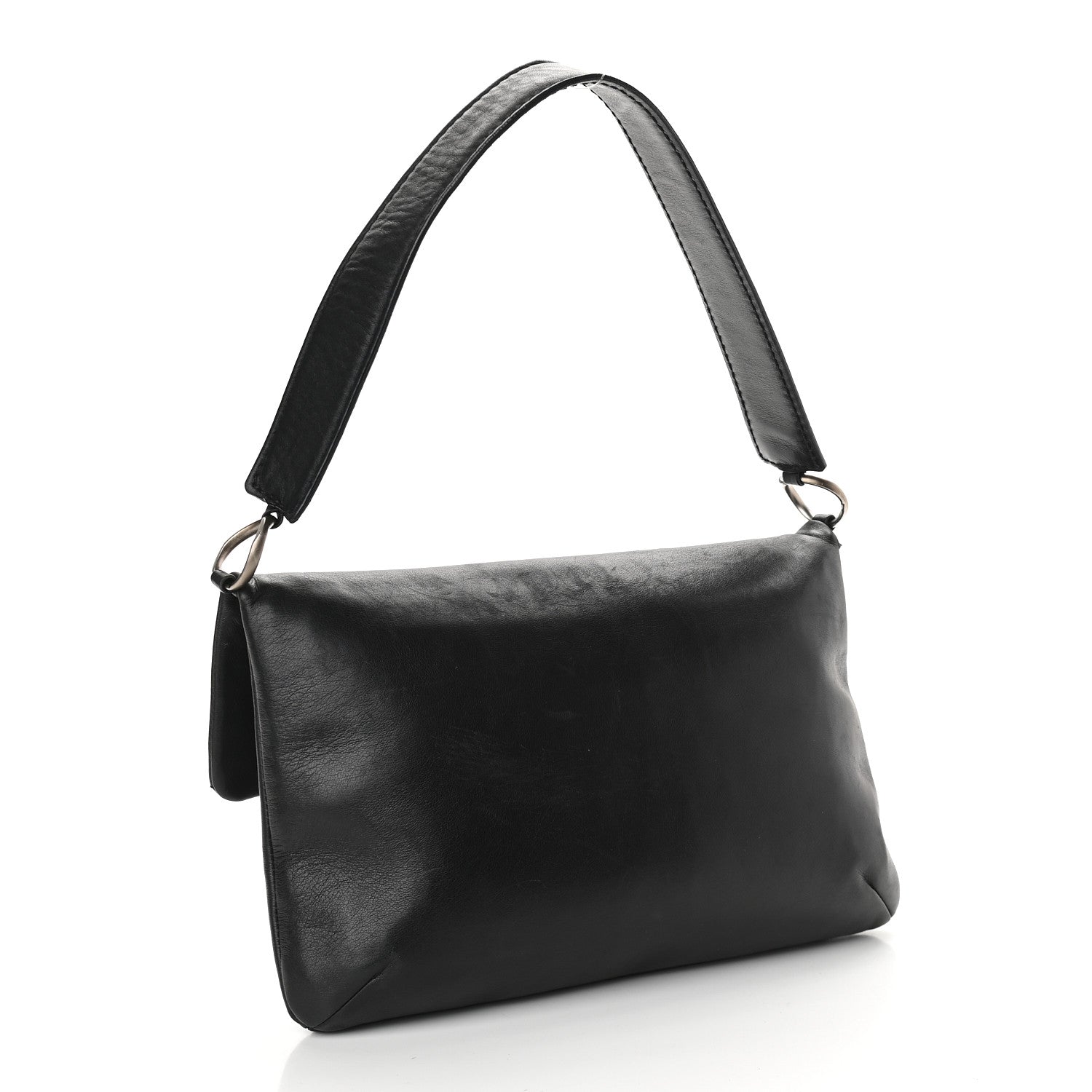 Chanel Lambskin Mademoiselle Chocolate Bar Shoulder Bag Black 2 of 10