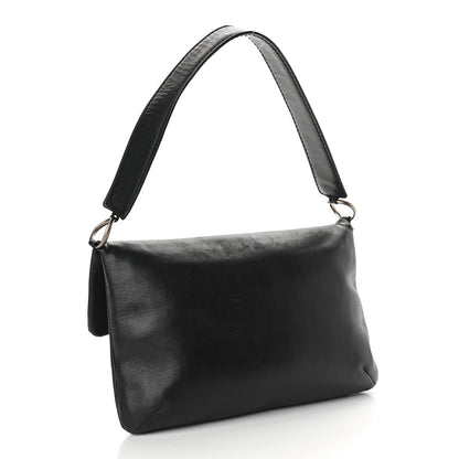 Chanel Lambskin Mademoiselle Chocolate Bar Shoulder Bag Black 2 of 10