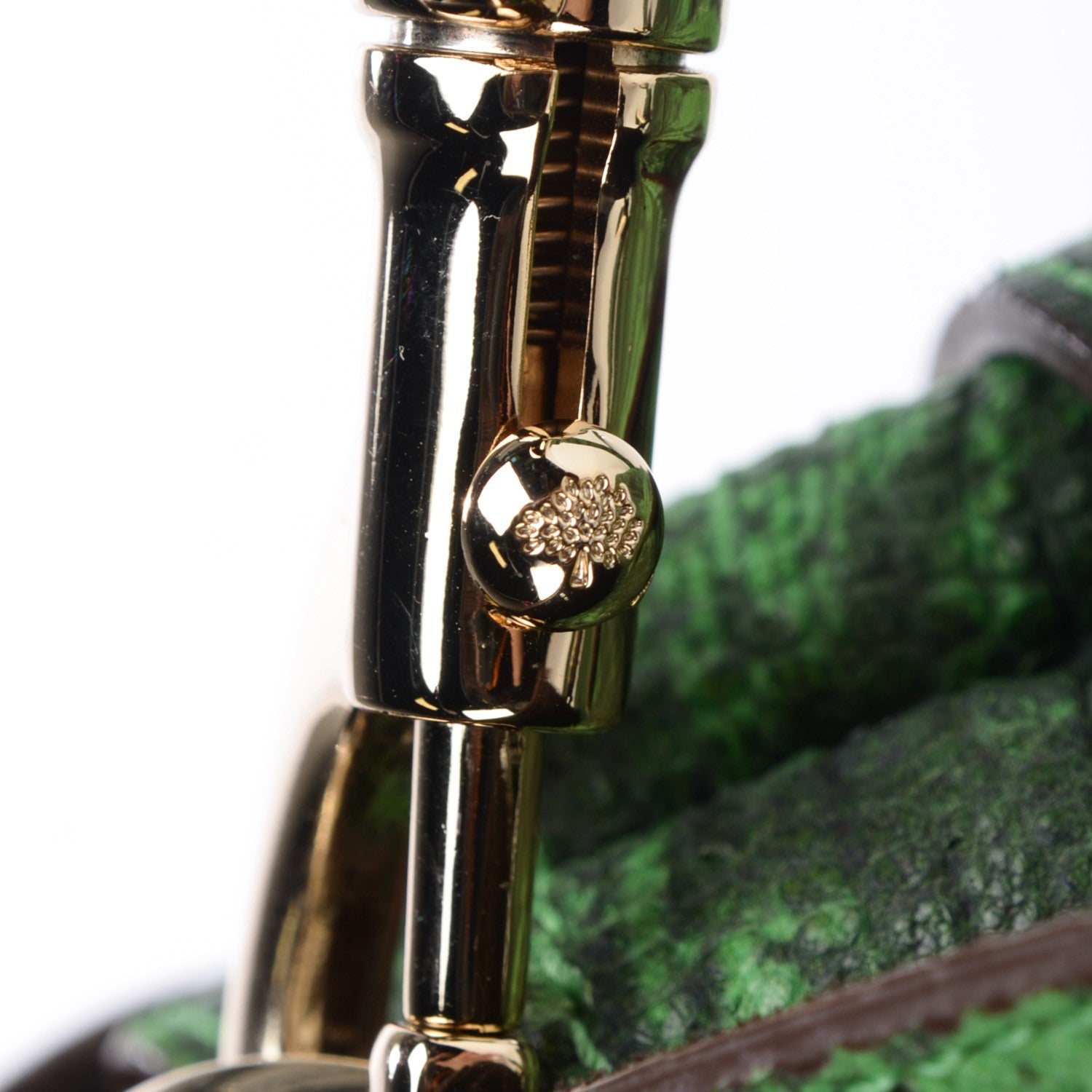 Mulberry Lizard Print Travel Day Grass Green 9 of 11