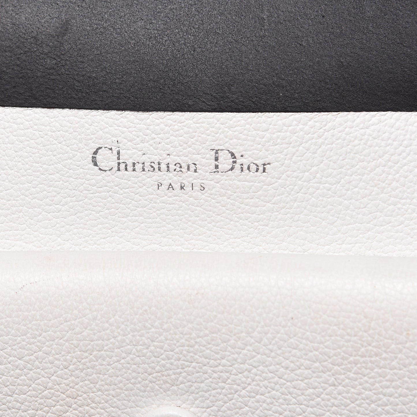 Calfskin Perforated Cannage Dioriva Tote White