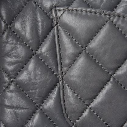 Chanel Aged Calfskin Medium Reissue Camera Case Grey 12 of 13