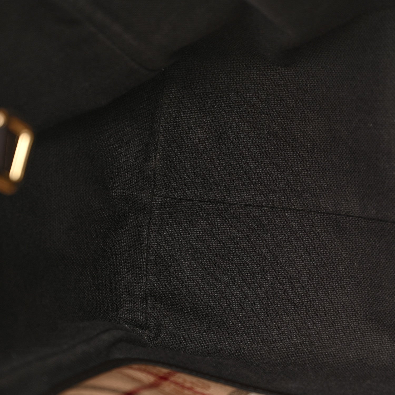 Burberry Haymarket Check Small Canterbury Tote Chocolate 11 of 16