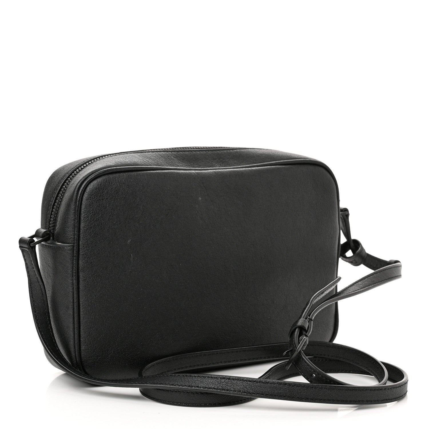 Saint Laurent Lambskin Monogram Small Lou Camera Bag Black 3 of 11