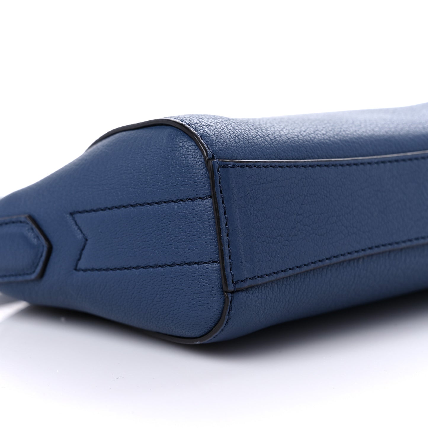 Sugar Goatskin Nano Antigona Midnight Blue