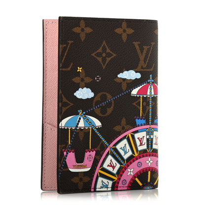 Louis Vuitton Monogram 2020 Christmas Animation Big Wheel Passport Cover Rose Ballerine 3 of 7