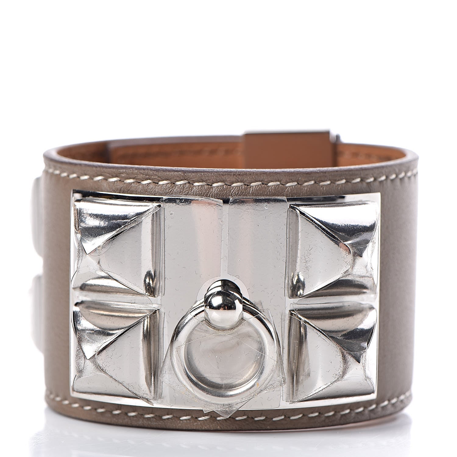 Hermes Swift Collier De Chien CDC Bracelet T1 Etoupe 3 of 7