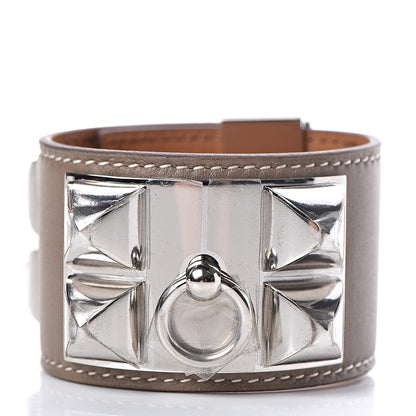 Hermes Swift Collier De Chien CDC Bracelet T1 Etoupe 3 of 7