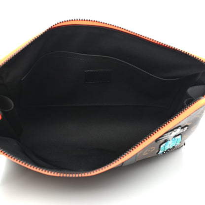 Louis Vuitton Monogram Embroidered Cartoon LV Friends Keepall Pouch 5 of 7