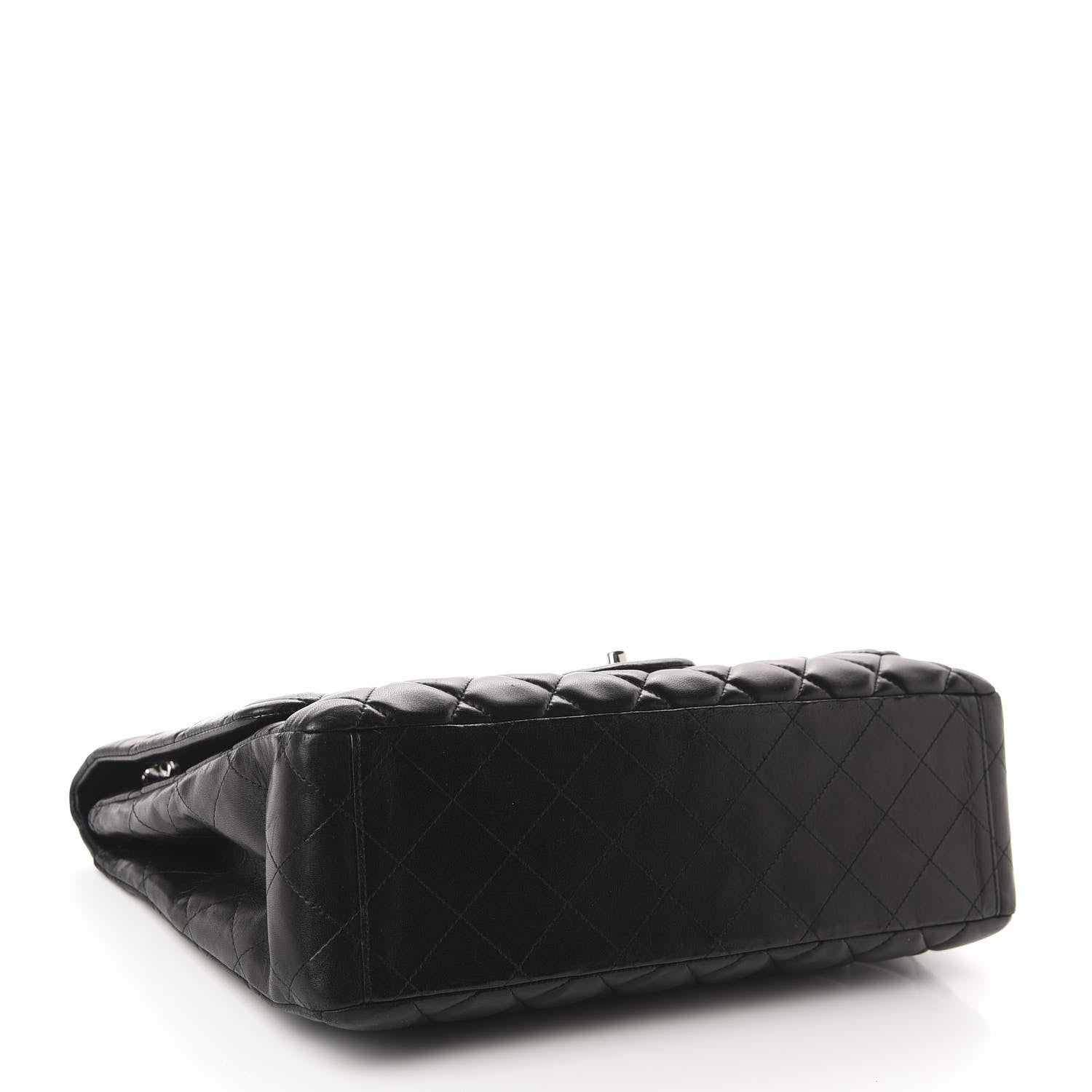 Chanel Lambskin Quilted Maxi Single Flap Black 4 of 10