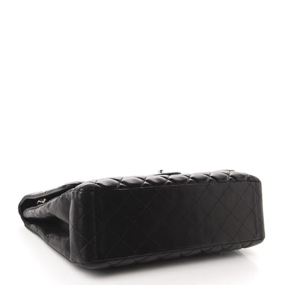 Chanel Lambskin Quilted Maxi Single Flap Black 4 of 10