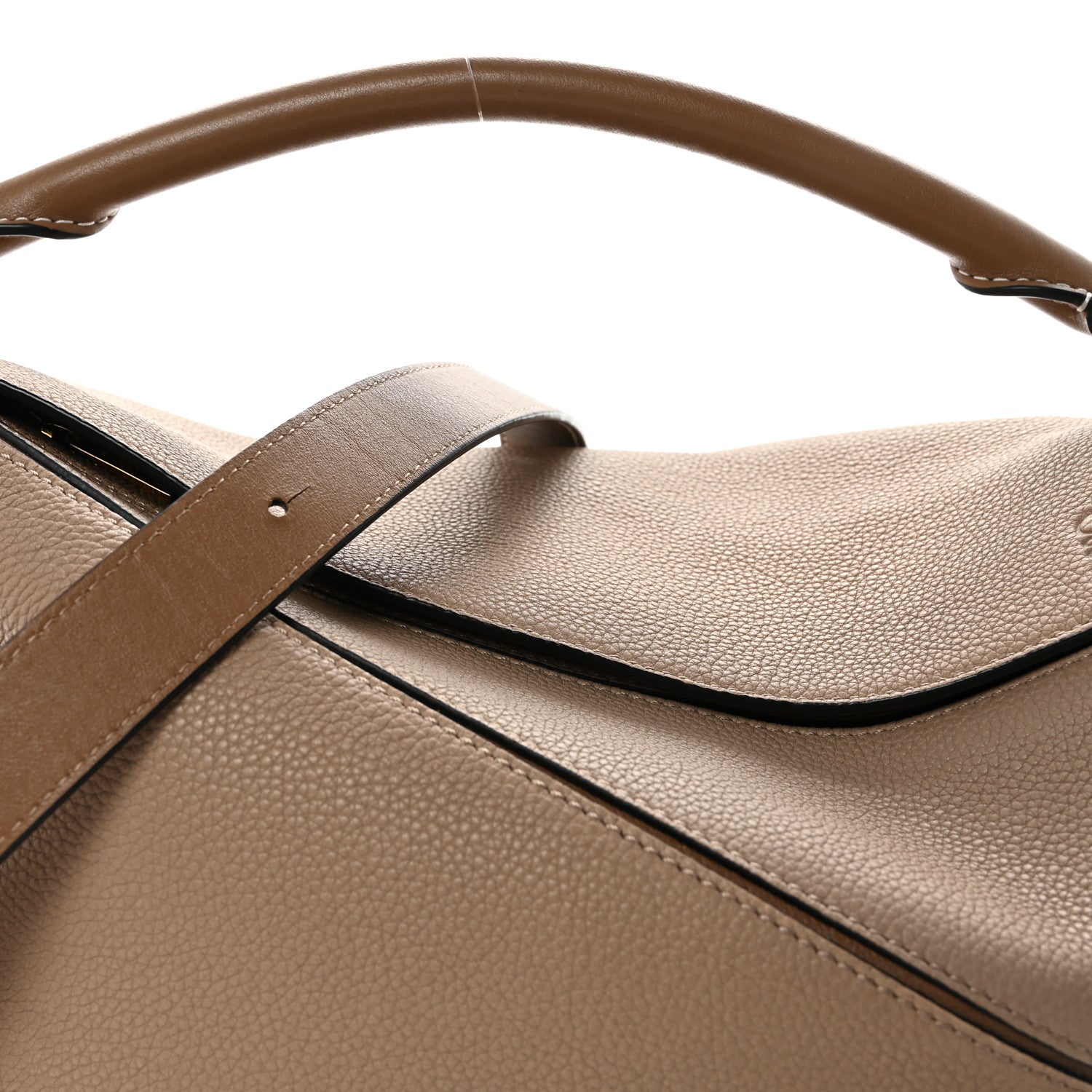 Loewe Grained Calfskin Medium Puzzle Bag Sand Mink 7 of 9