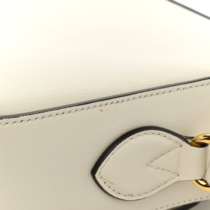 Gucci Azalea Calfskin Small Horsebit 1955 Shoulder Bag Mystic White 13 of 17