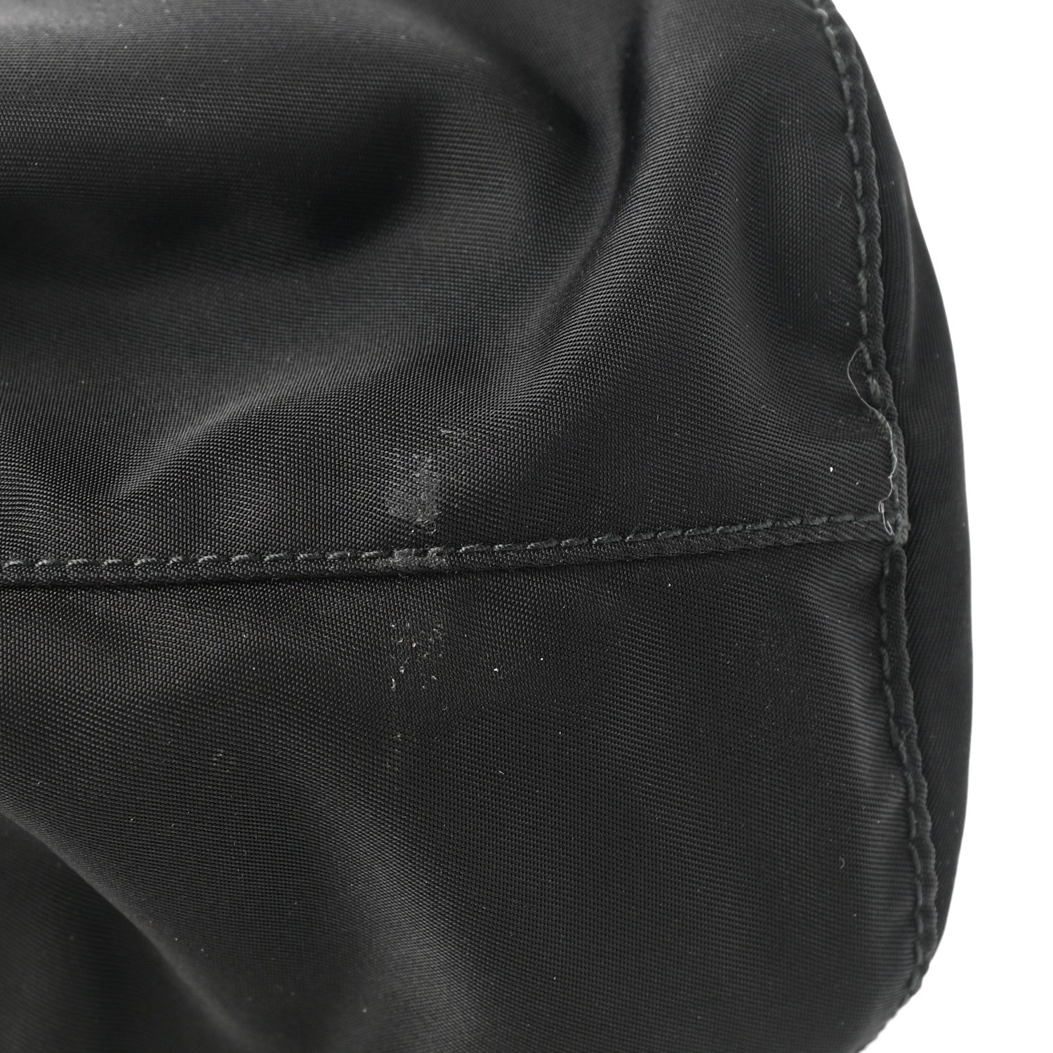 Prada Saffiano Tessuto Nylon Vela Bucket Wristlet Black 8 of 8