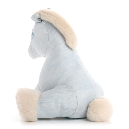 Hermes Linen Baby Hermy Plush Toy Bleu Glacier 3 of 7