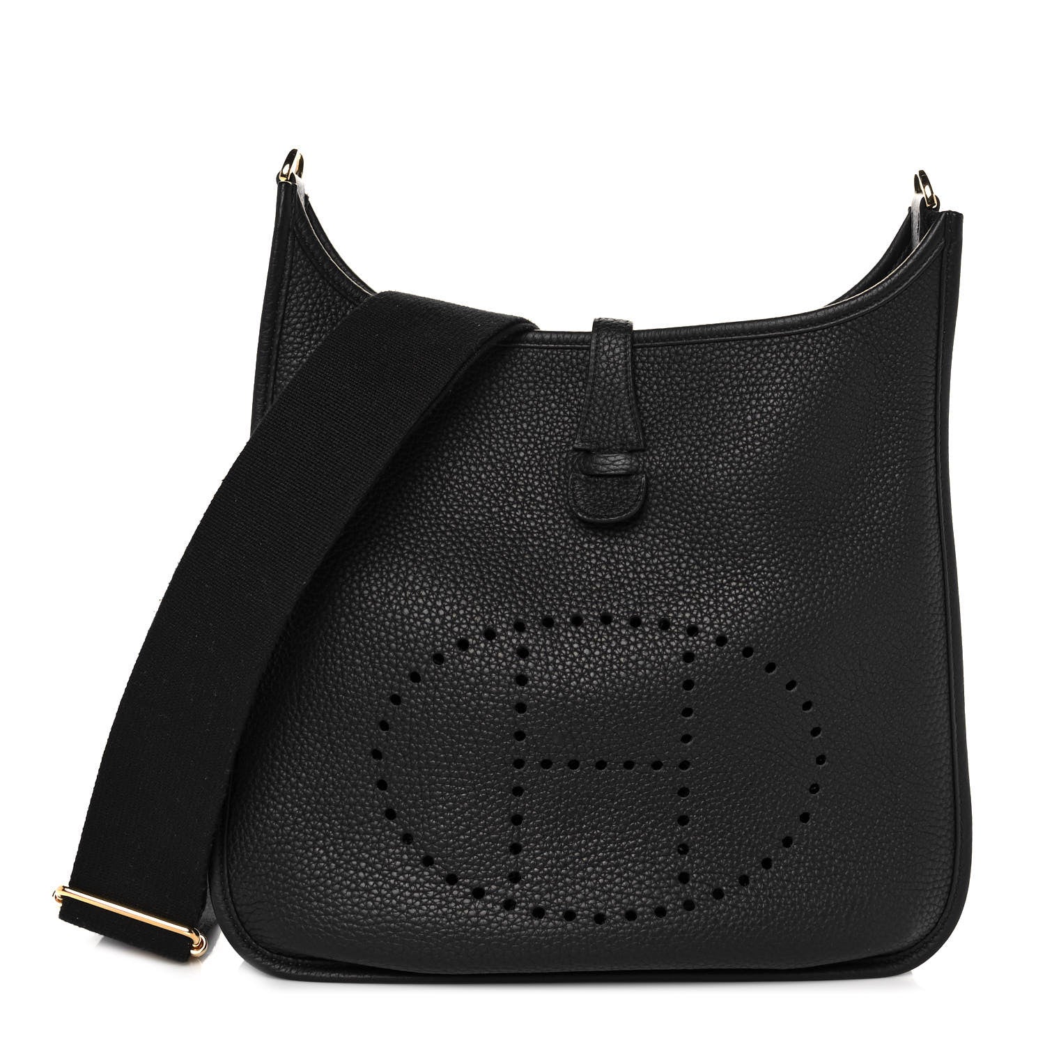 Hermes Taurillon Clemence Evelyne III PM Black 1 of 8