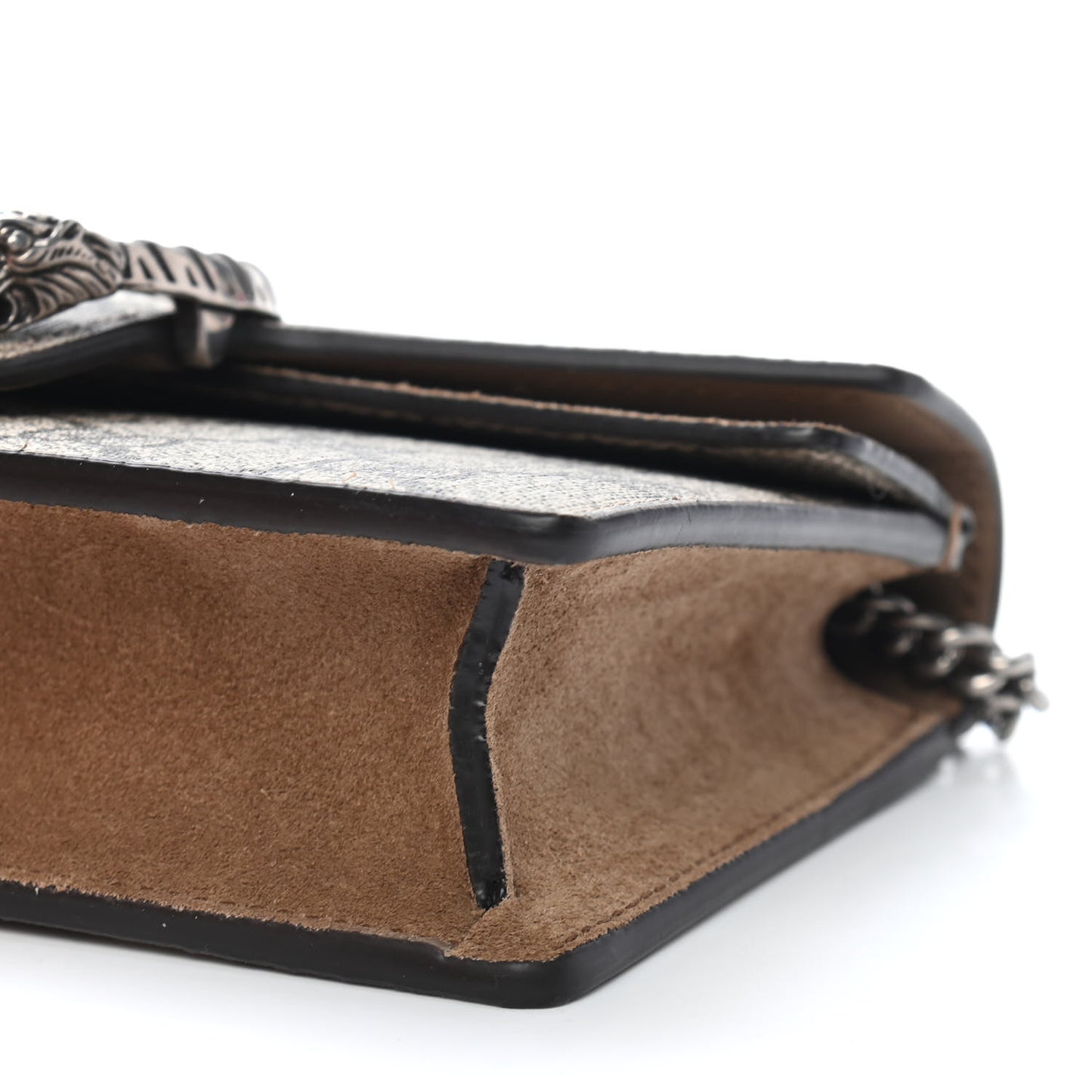 GG Supreme Monogram Super Mini Dionysus Shoulder Bag Taupe