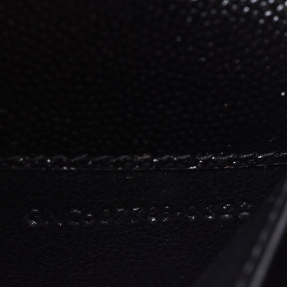 Saint Laurent Grain De Poudre Uptown Chain Wallet Black 7 of 9