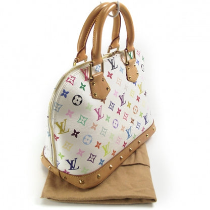 Louis Vuitton Monogram Multicolor Alma White 3 of 9